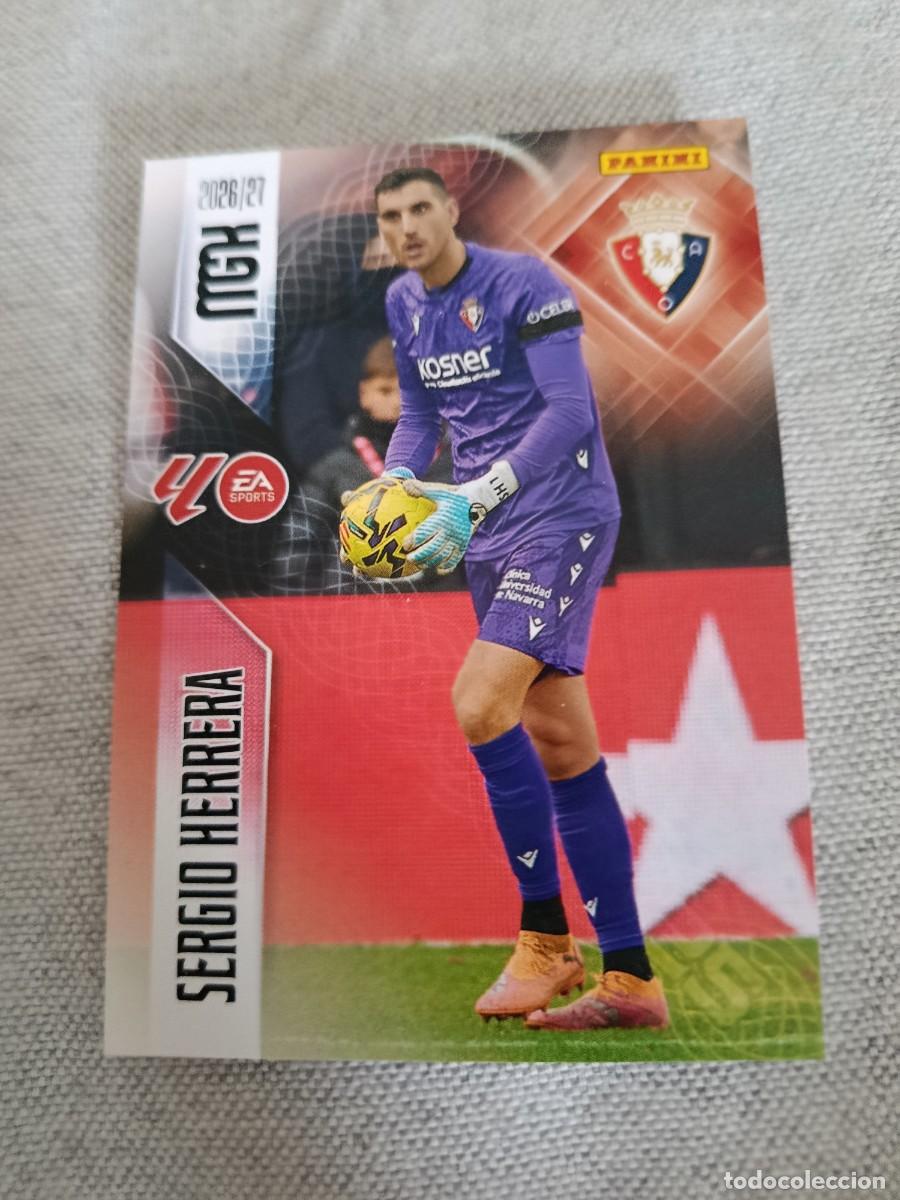 Cromos de f&uacute;tbol: Megacracks 26/27. 254- Sergio Herrera. Osasuna.