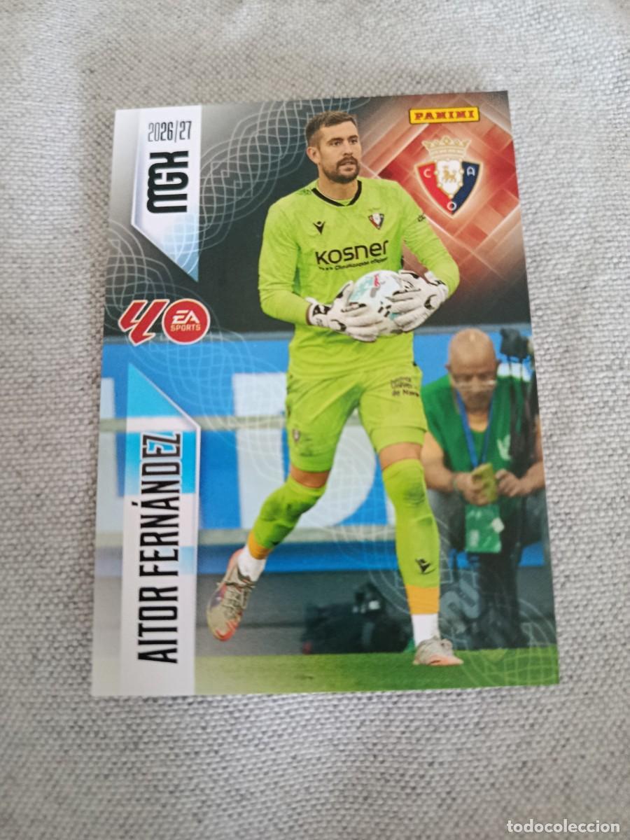 Cromos de f&uacute;tbol: Megacracks 26/27. 255- Aitor Fern&aacute;ndez. Osasuna.
