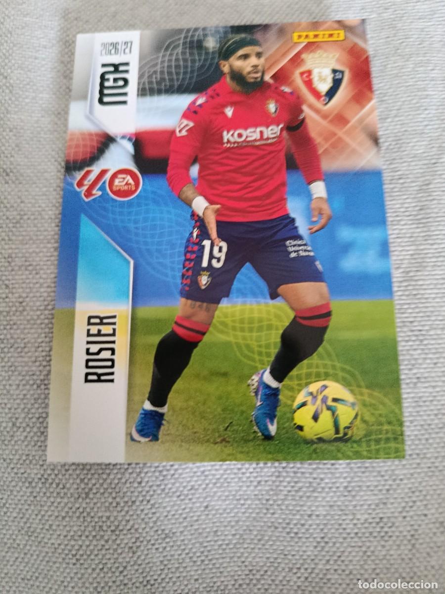 Cromos de f&uacute;tbol: Megacracks 26/27. 256- Rosier. Osasuna.