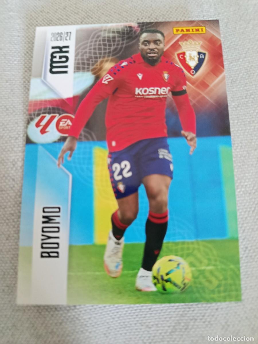 Cromos de f&uacute;tbol: Megacracks 26/27. 257- Boyomo. Osasuna.