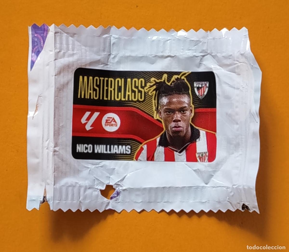 Cromos de f&uacute;tbol: NICO WILLIAMS. MASTERCLASS. CHICLE LIGA ESTE 2026-27