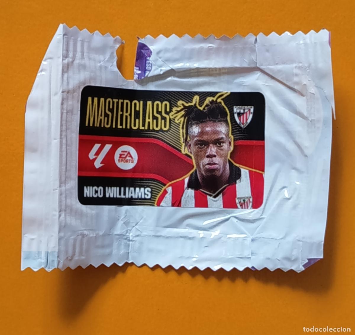 Cromos de f&uacute;tbol: NICO WILLIAMS. MASTERCLASS. CHICLE LIGA ESTE 2026-27