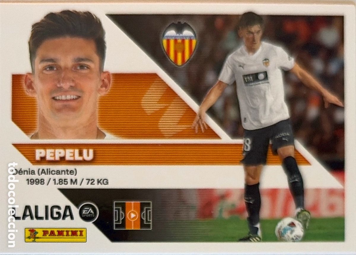 Cromos de f&uacute;tbol: 11.- Pepelu (VALENCIA) - COLECCIONES ESTE 2026/27 (PANINI)