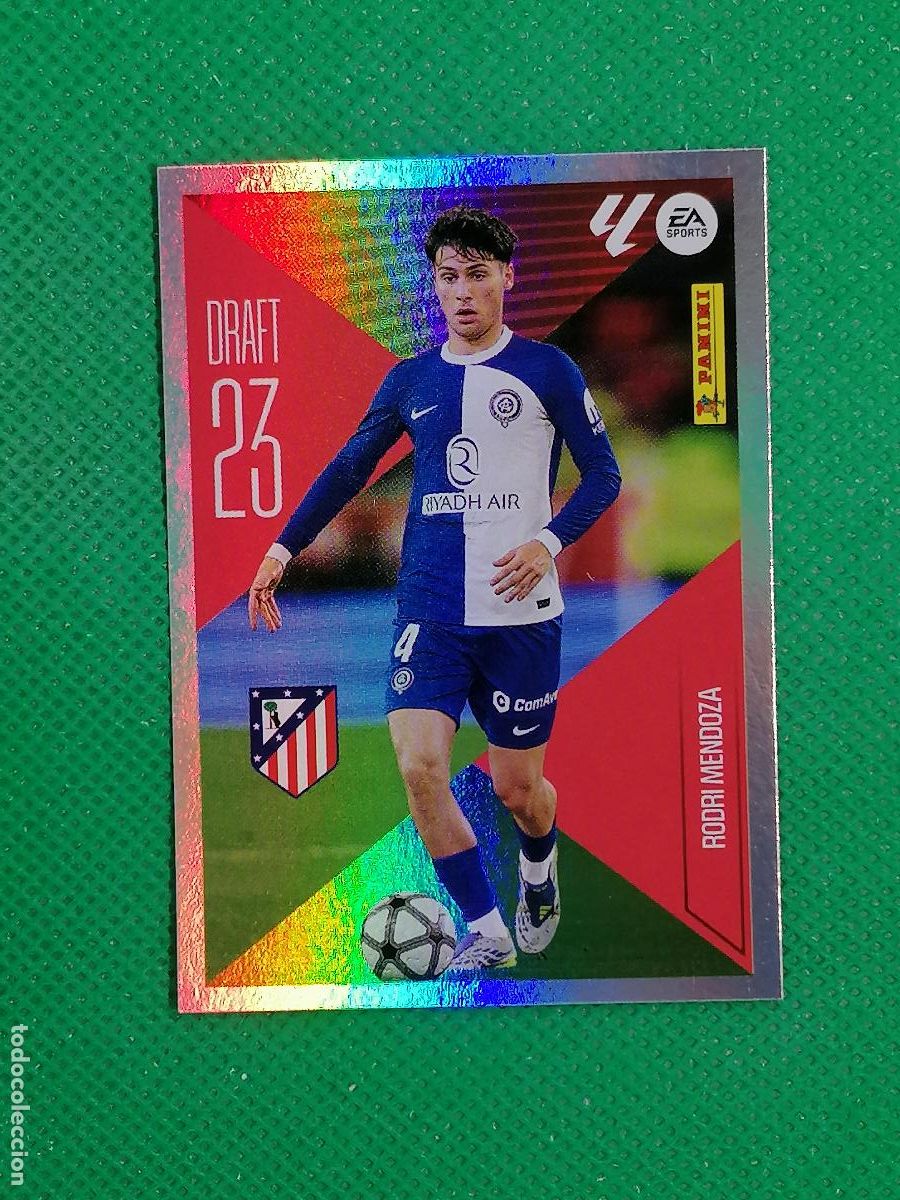 Cromos de f&uacute;tbol: 21 RODRI MENDOZA ATLETICO MADRID DRAFT 23 ⚽ PANINI LIGA ESTE 26 27 2026 2027 ⚽