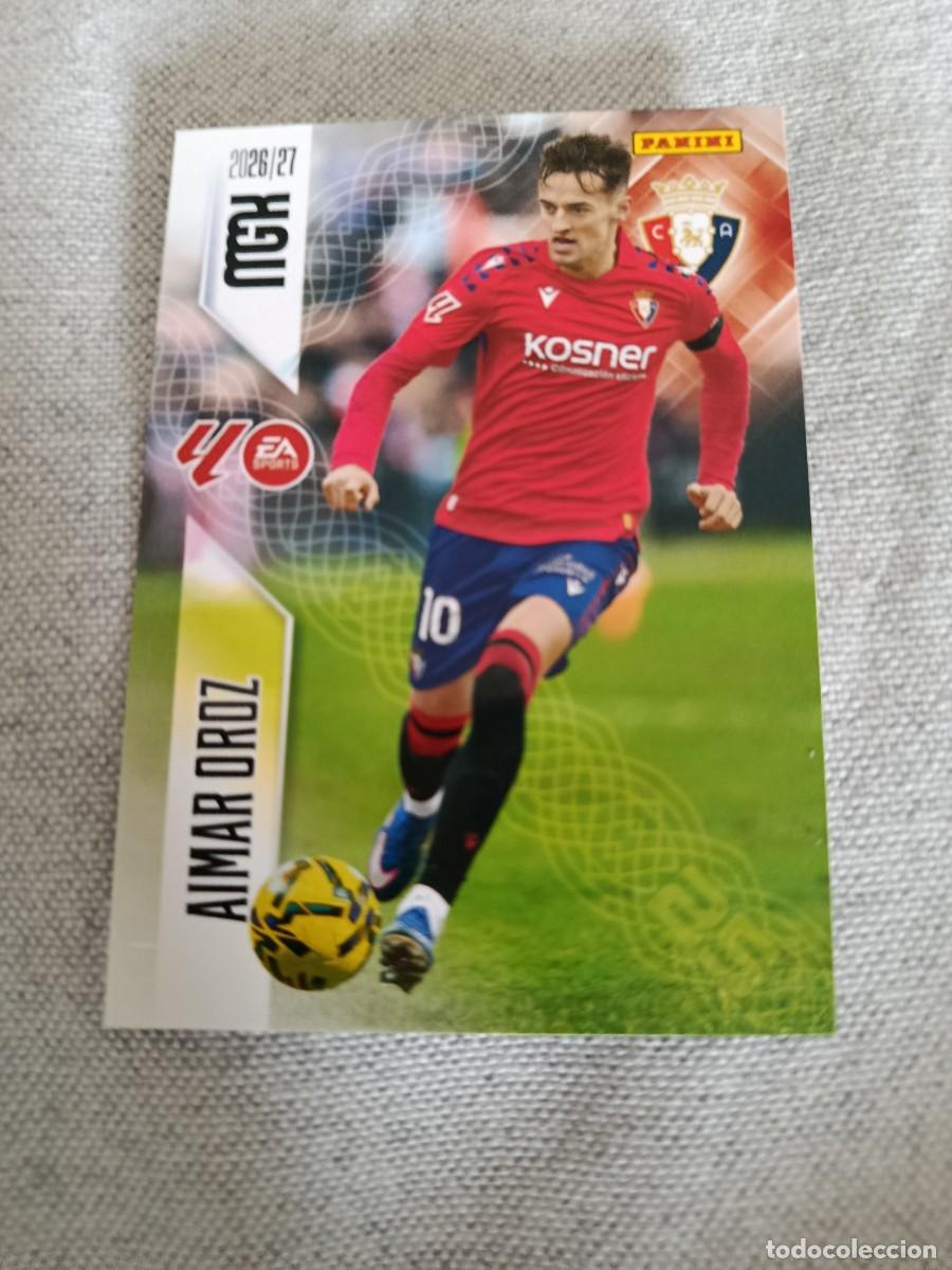 Cromos de f&uacute;tbol: Megacracks 26/27. 266- Aimar Oroz. Osasuna.