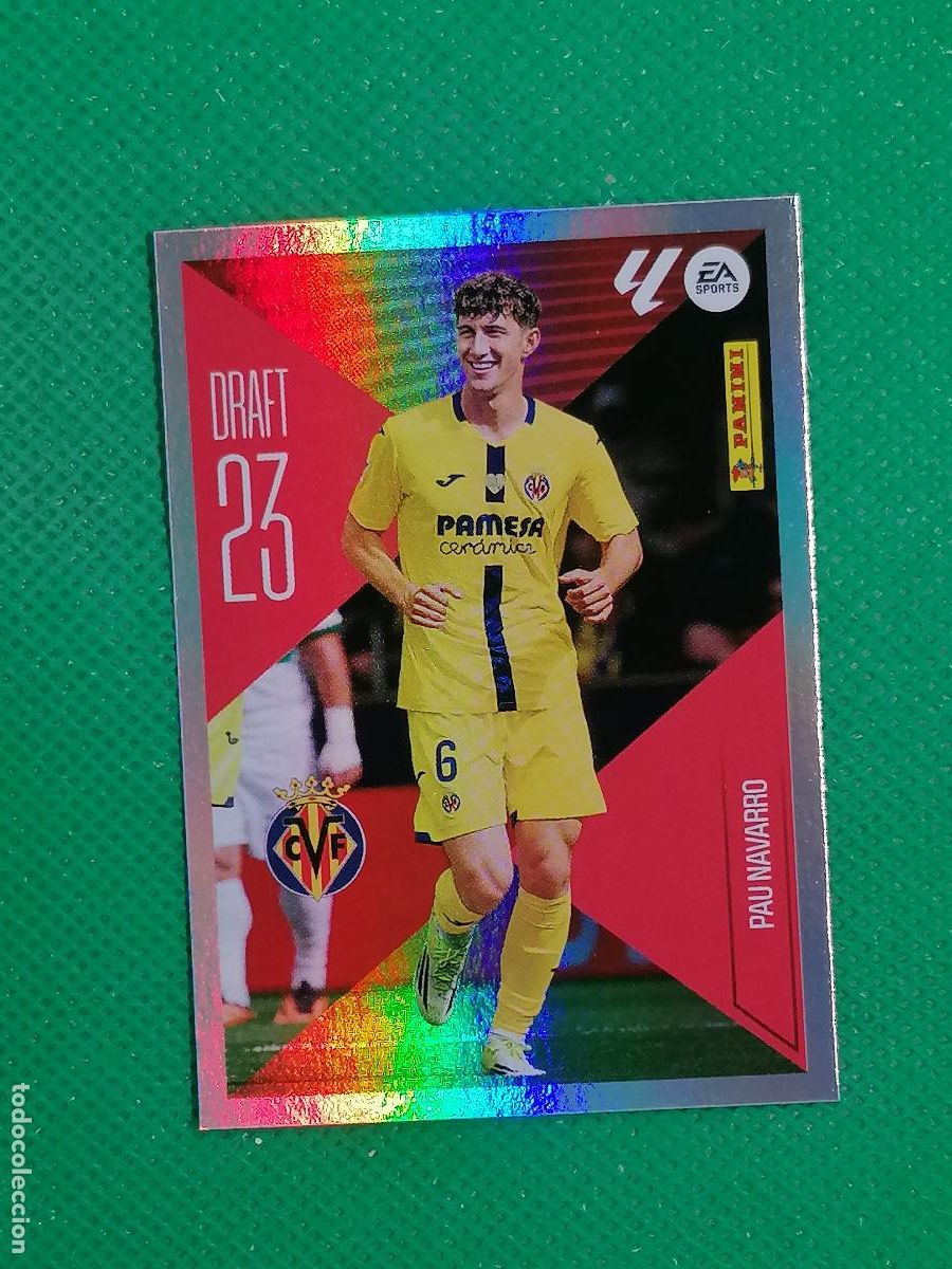 Cromos de Futebol: 18 PAU NAVARRO VILLARREAL DRAFT 23 ⚽ PANINI LIGA ESTE 26 27 2026 2027 ⚽