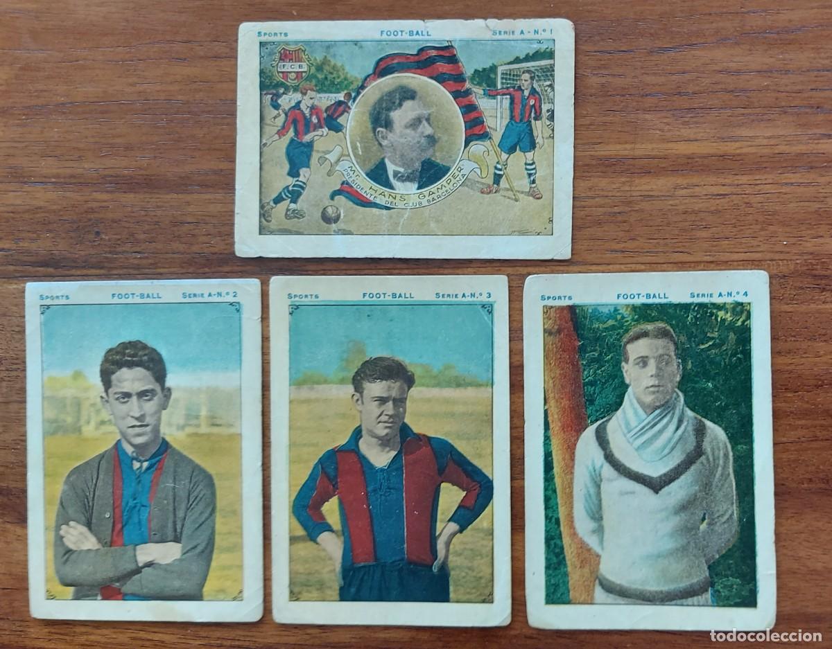 Fu&szlig;ball-Sticker: FC Barcelona Sports Foot-Ball Serie A 1922 completa Chocolate Juncosa - Zamora Alc&aacute;ntara Samitier