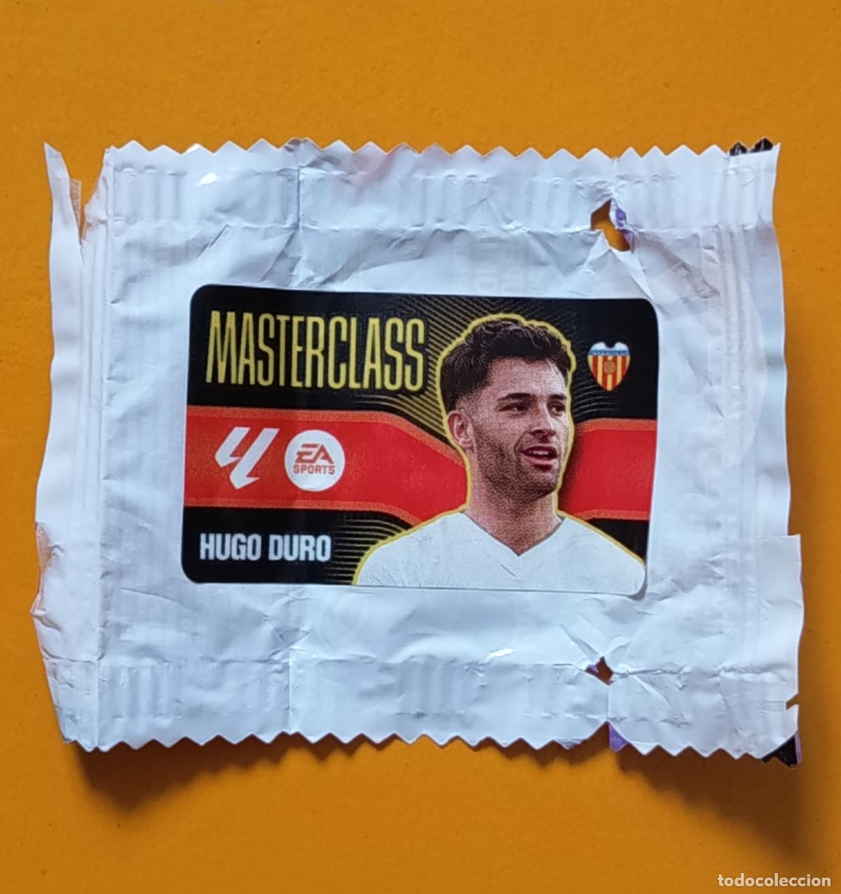 Cromos de f&uacute;tbol: HUGO DURO. MASTERCLASS. VALENCIA CF. CHICLE LIGA ESTE 2026-27