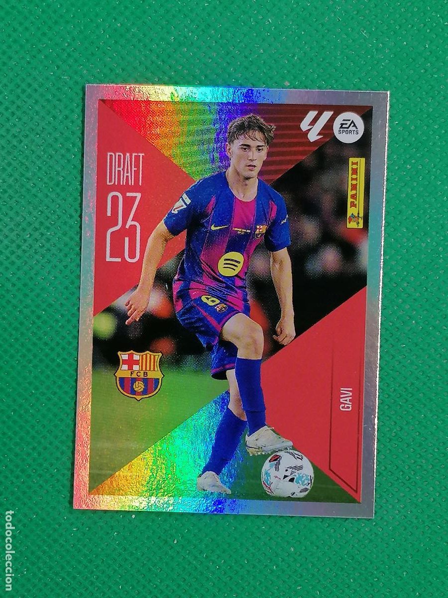 Cromos de f&uacute;tbol: 8 GAVI BARCELONA DRAFT 23 ⚽ PANINI LIGA ESTE 26 27 2026 2027 ⚽