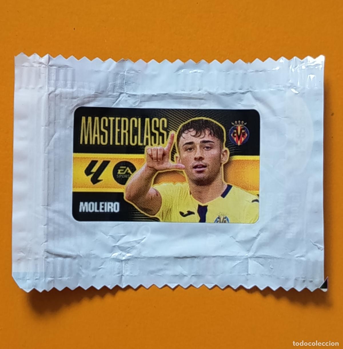 Cromos de f&uacute;tbol: MOLEIRO. MASTERCLASS. VILLARREAL CF. CHICLE LIGA ESTE 2026-27
