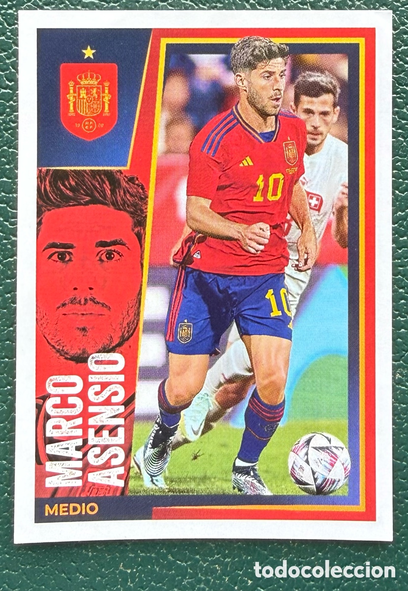 Cromos de f&uacute;tbol: 27 MARCO ASENSIO COLECCI&Oacute;N OFICIAL DE LA SELECCI&Oacute;N ESPA&Ntilde;OLA 2024 CARREFOUR PANINI VAMOS SELECCI&Oacute;N