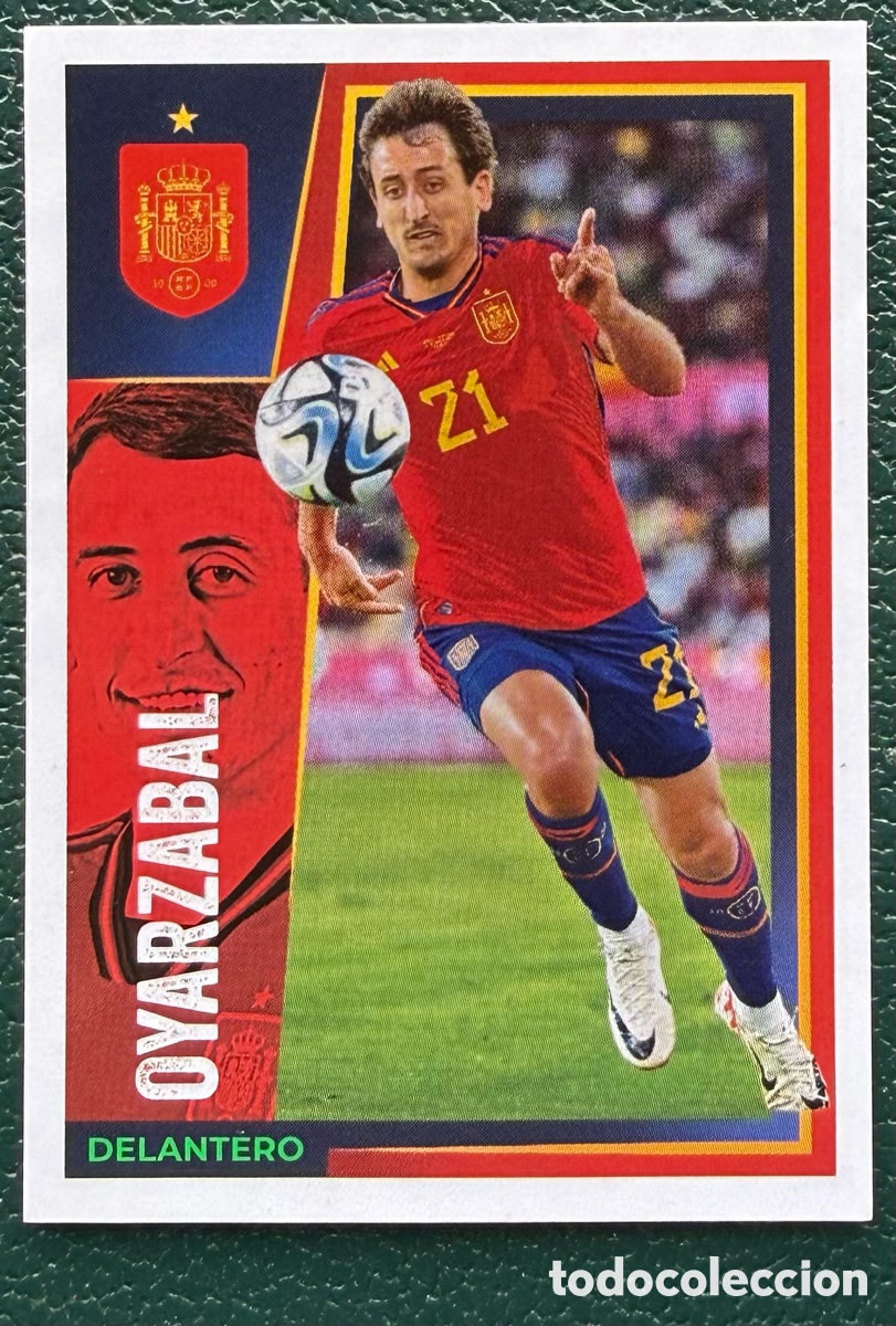 Cromos de f&uacute;tbol: 30 OYARZABAL COLECCI&Oacute;N OFICIAL DE LA SELECCI&Oacute;N ESPA&Ntilde;OLA 2024 CARREFOUR PANINI VAMOS SELECCI&Oacute;N