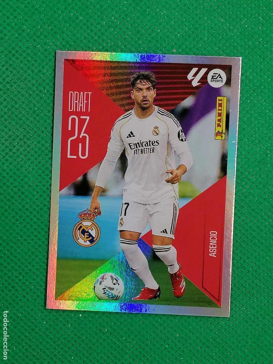 Cromos de f&uacute;tbol: 1 ASENCIO REAL MADRID DRAFT 23 ⚽ PANINI LIGA ESTE 26 27 2026 2027 ⚽