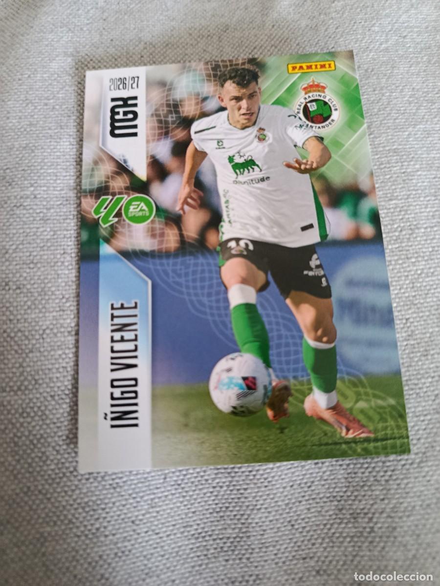 Cromos de f&uacute;tbol: Megacracks 26/27. 288- &Iacute;&ntilde;igo Vicente. Racing.