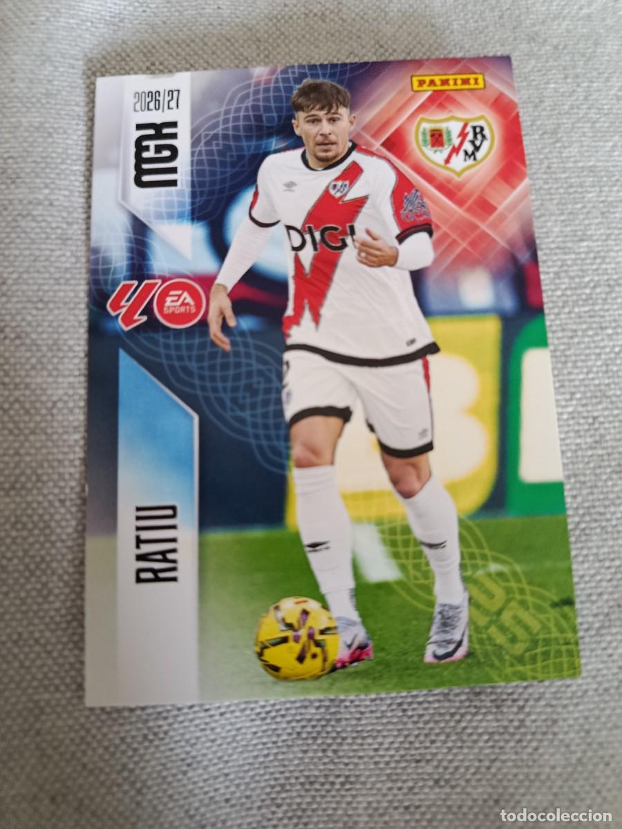 Cromos de f&uacute;tbol: Megacracks 26/27. 292- Ratiu. Rayo Vallecano.