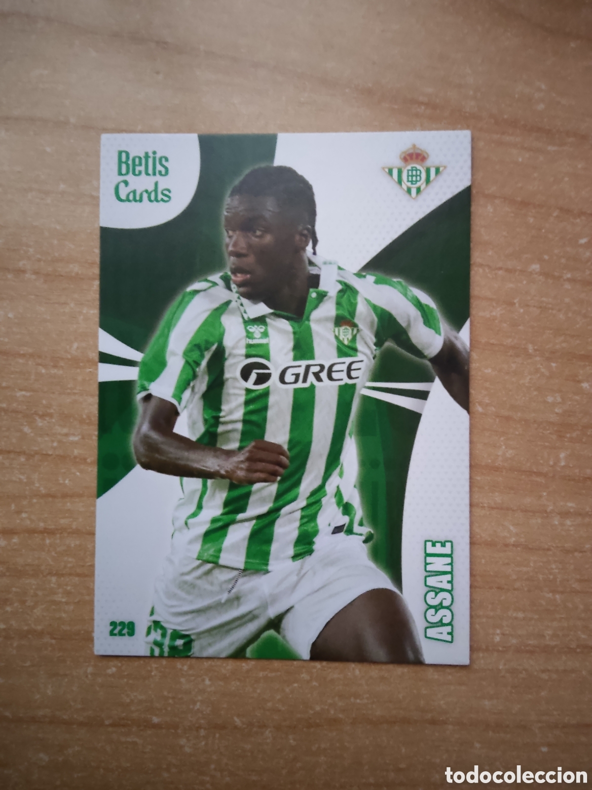 Cromos de f&uacute;tbol: 229 ASSANE REAL BETIS HOLY CARDS 2024 2025