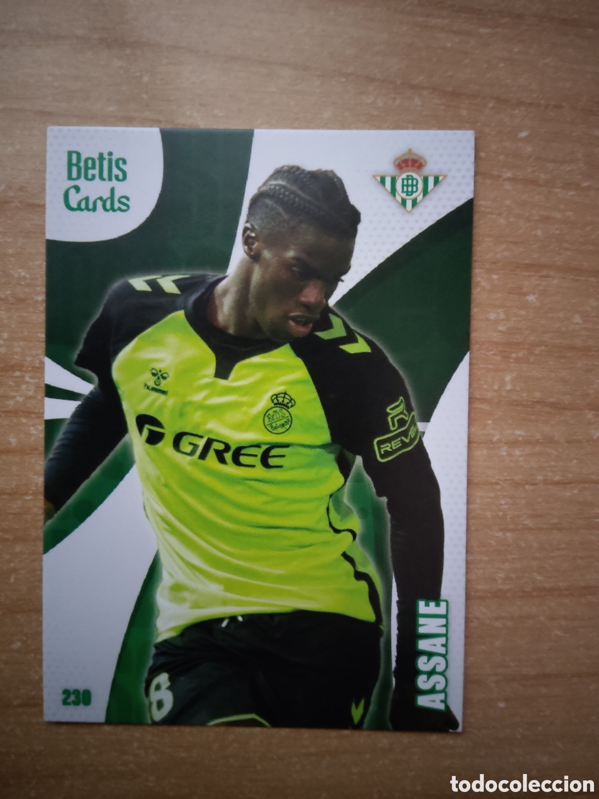 Cromos de f&uacute;tbol: 230 ASSANE REAL BETIS HOLY CARDS 2024 2025