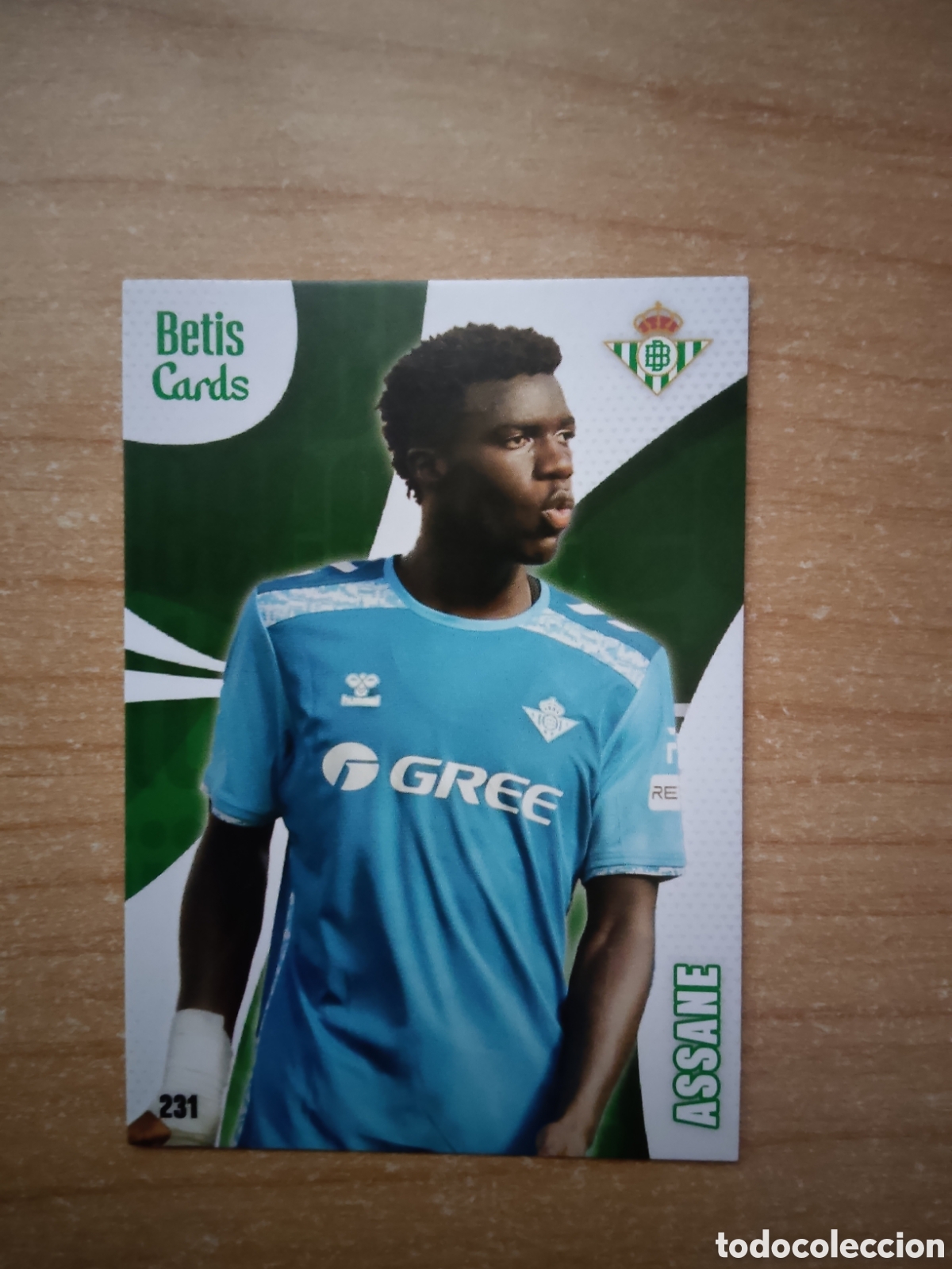 Cartes &agrave; collectionner de Football: 231 ASSANE REAL BETIS HOLY CARDS 2024 2025
