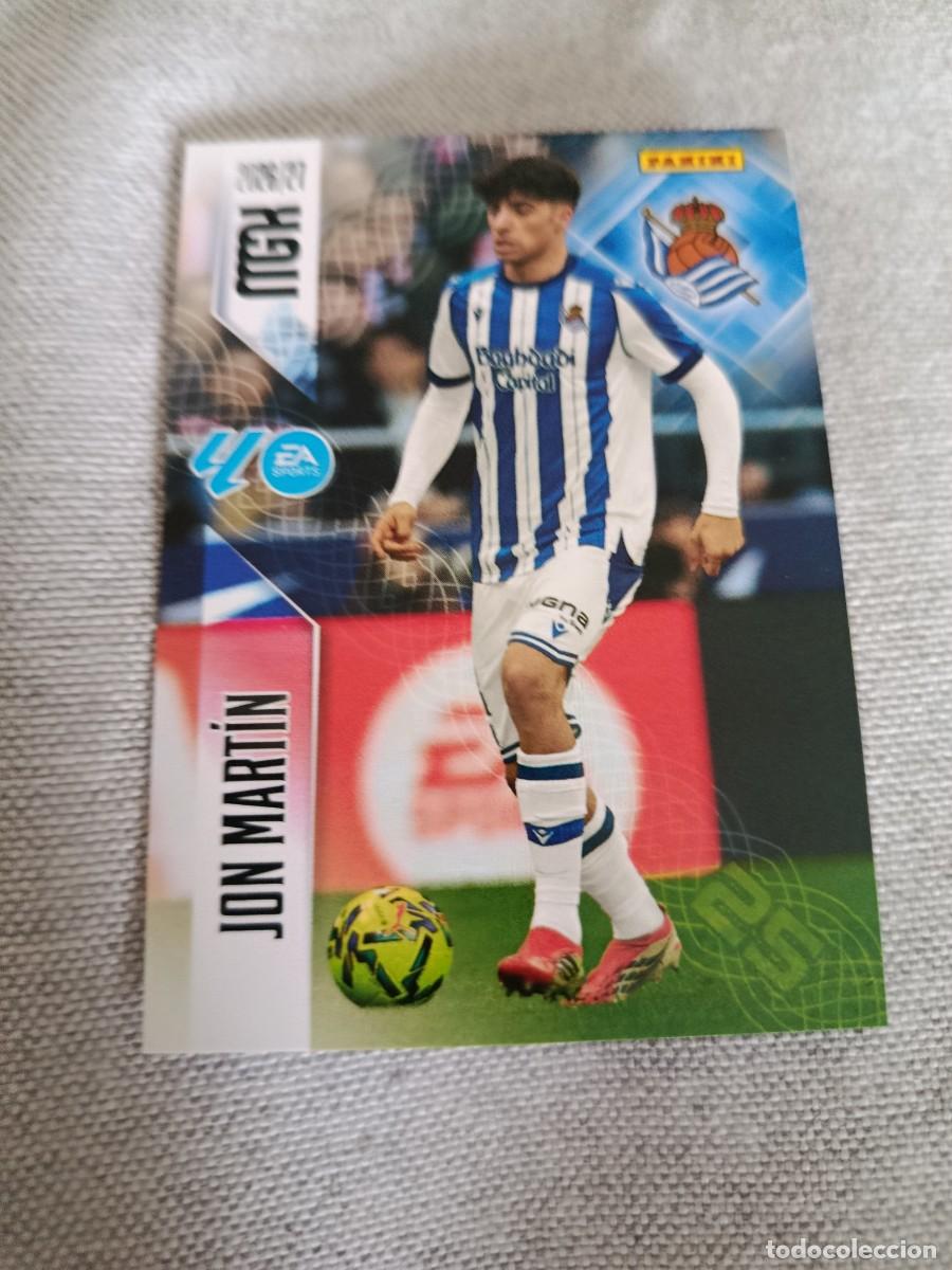 Cartes &agrave; collectionner de Football: Megacracks 26/27. 311- Jon Mart&iacute;n. Real Sociedad.