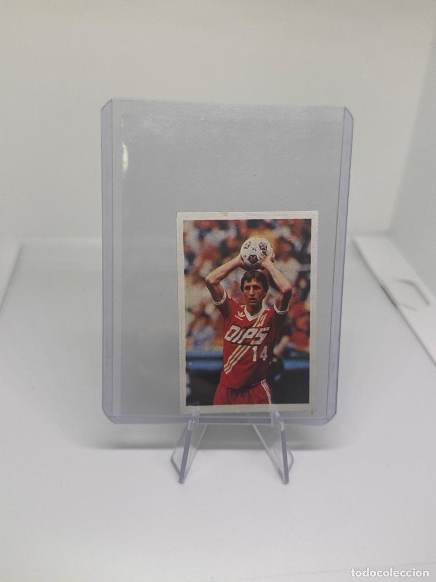Cartes &agrave; collectionner de Football: Johan Cruyff Campeonato Liga Futbolistas en Acccion Liga Este 80 81 1980 1981 Sin pegar