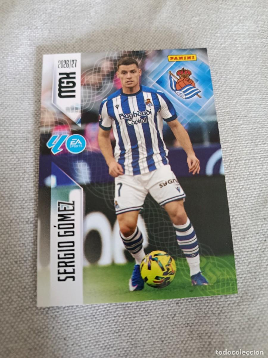 Cartes &agrave; collectionner de Football: Megacracks 26/27. 313- Sergio G&oacute;mez. Real Sociedad.