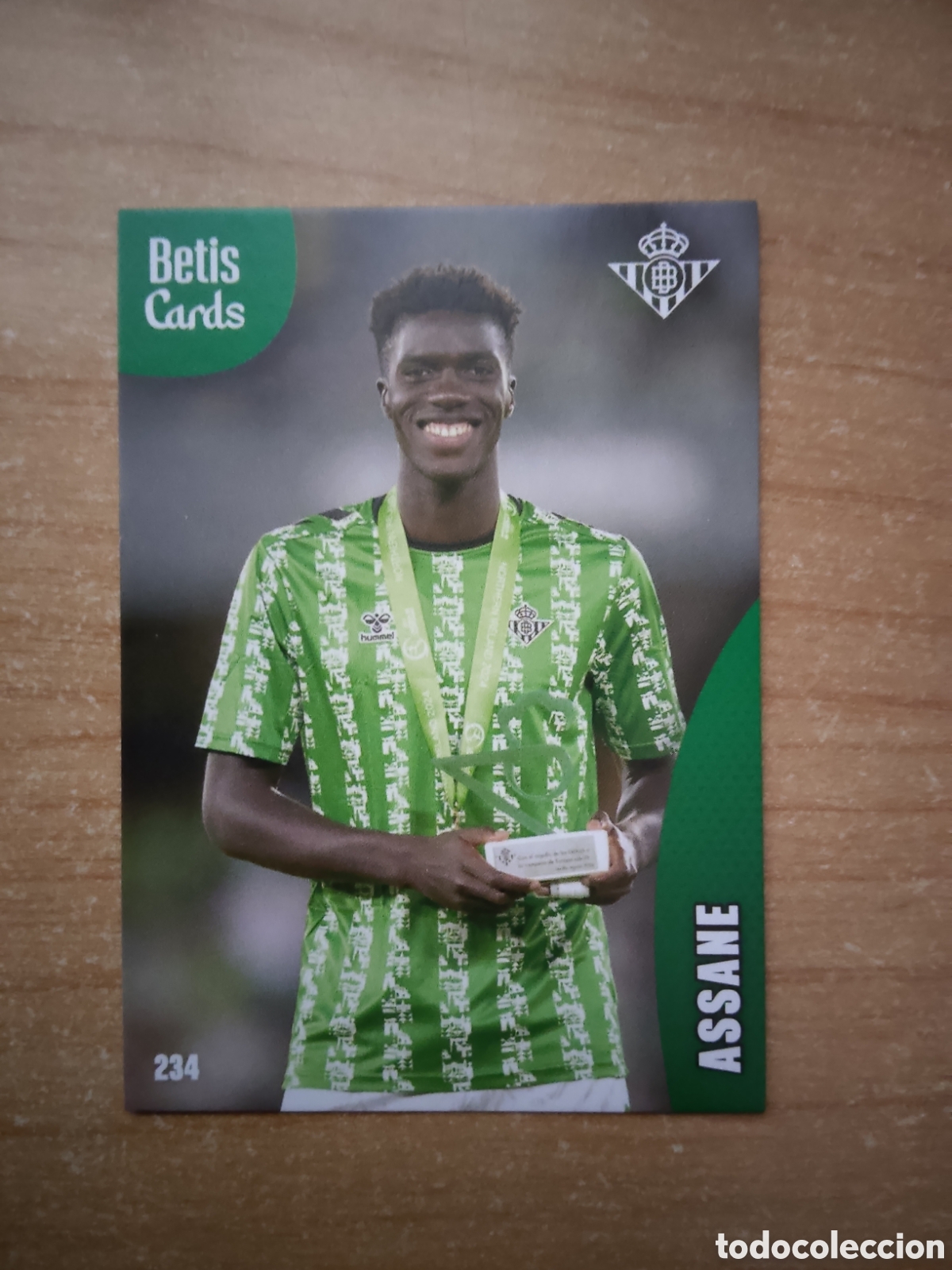 Cartes &agrave; collectionner de Football: 234 ASSANE REAL BETIS HOLY CARDS 2024 2025