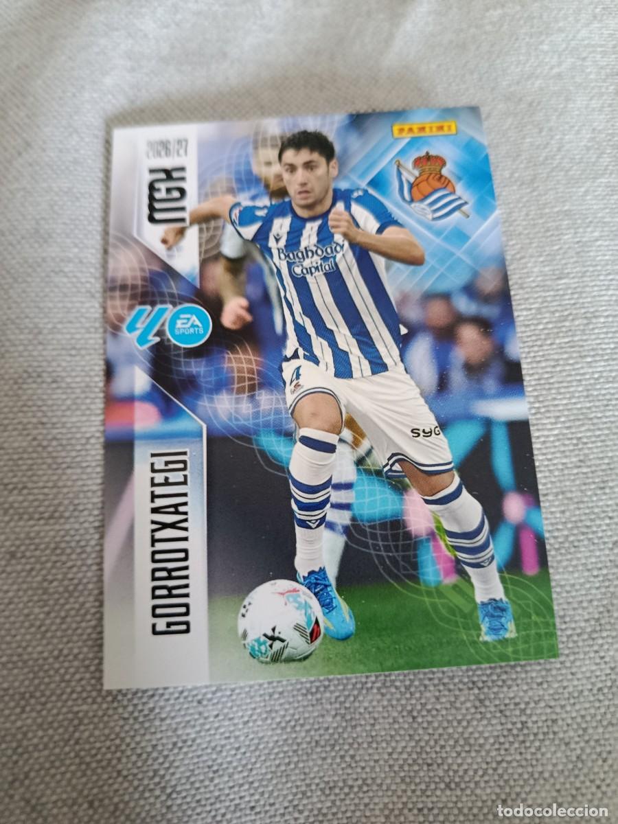 Fu&szlig;ball-Sticker: Megacracks 26/27. 315- Gorrotxategi. Real Sociedad.