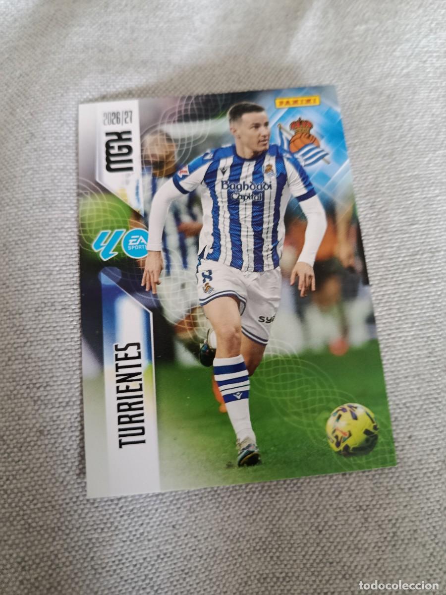 Fu&szlig;ball-Sticker: Megacracks 26/27. 316- Turrientes. Real Sociedad.