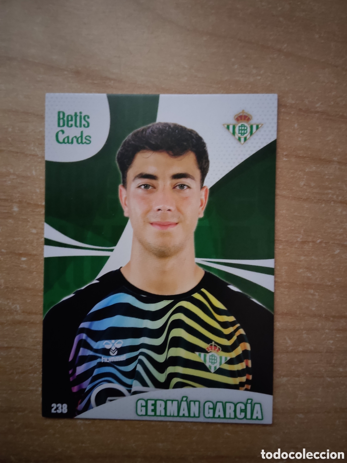 Fu&szlig;ball-Sticker: 238 GERMAN GARCIA REAL BETIS HOLY CARDS 2024 2025