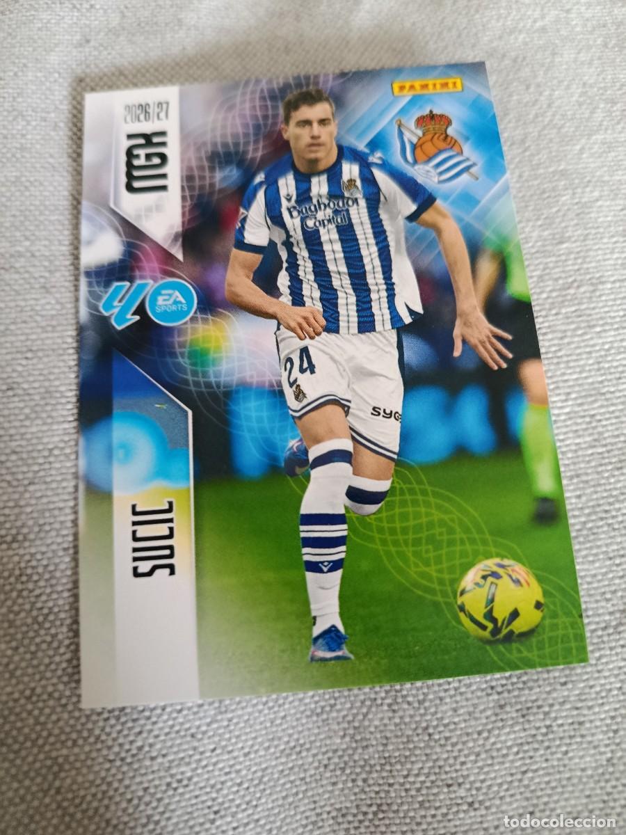 Football Stickers: Megacracks 26/27. 320- Sucic. Real Sociedad.