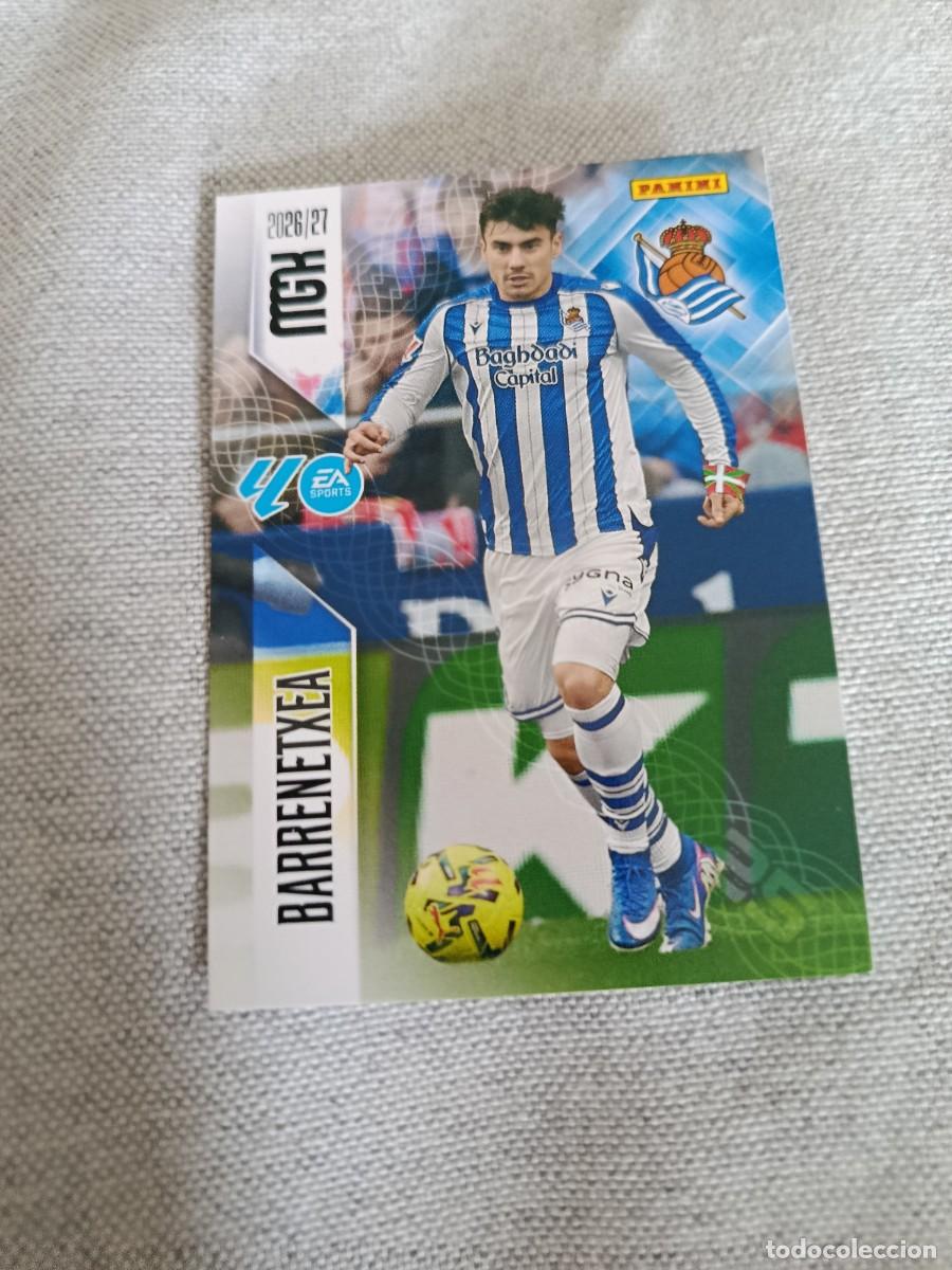 Football Stickers: Megacracks 26/27. 321- Barrenetxea. Real Sociedad.