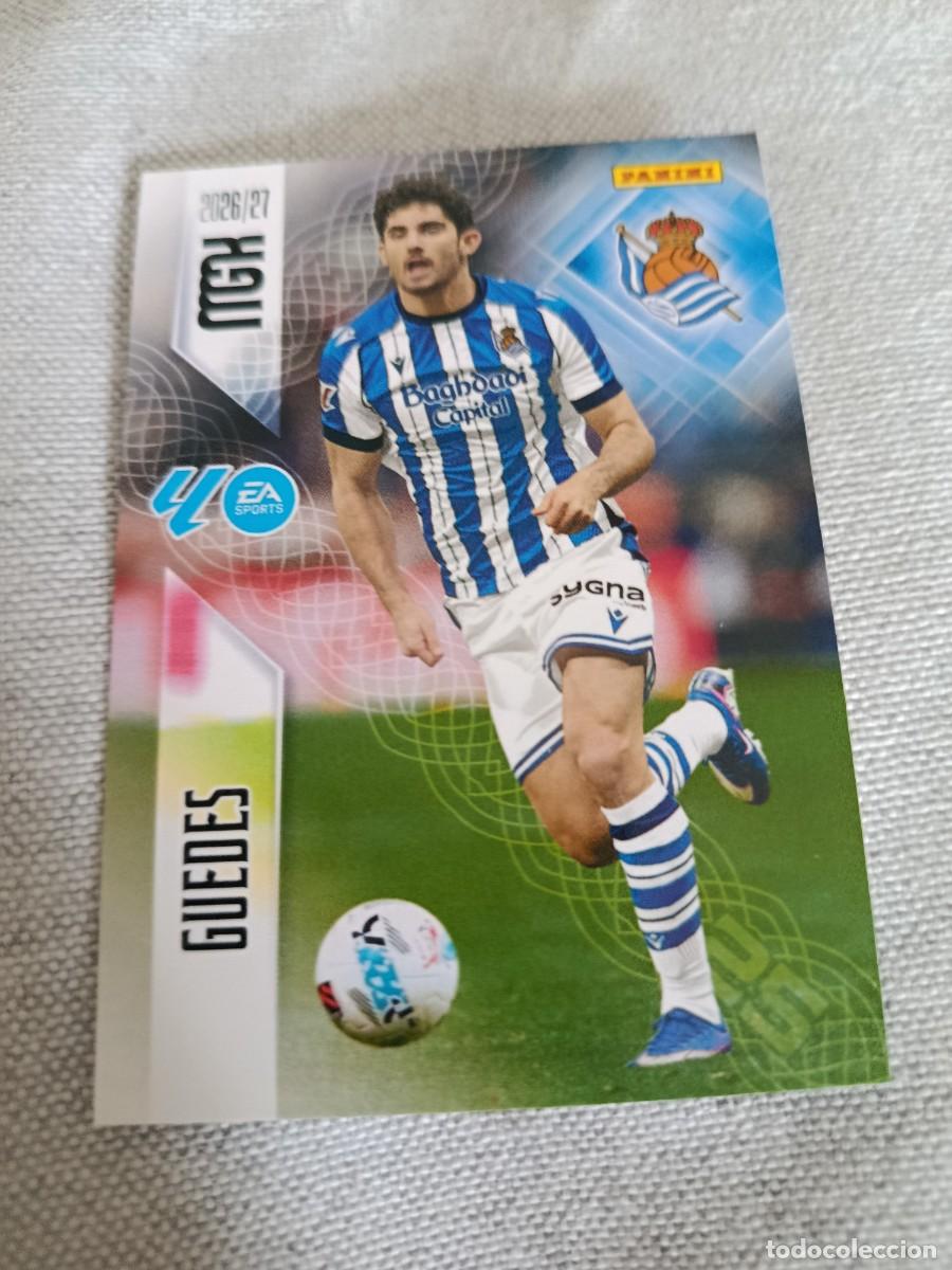 Football Stickers: Megacracks 26/27. 322- Guedes. Real Sociedad.