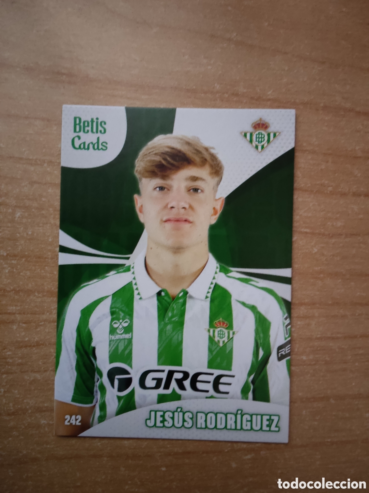 Football Stickers: 242 JESUS RODRIGUEZ REAL BETIS HOLY CARDS 2024 2025