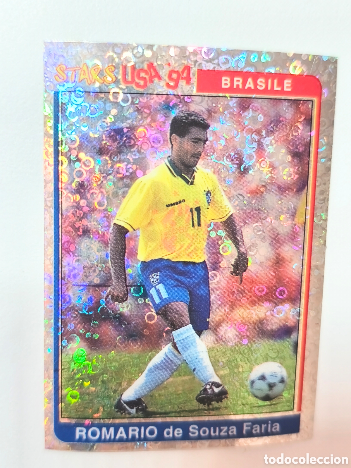 Fu&szlig;ball-Sticker: Romario Usa 94 SuperCalcio Panini