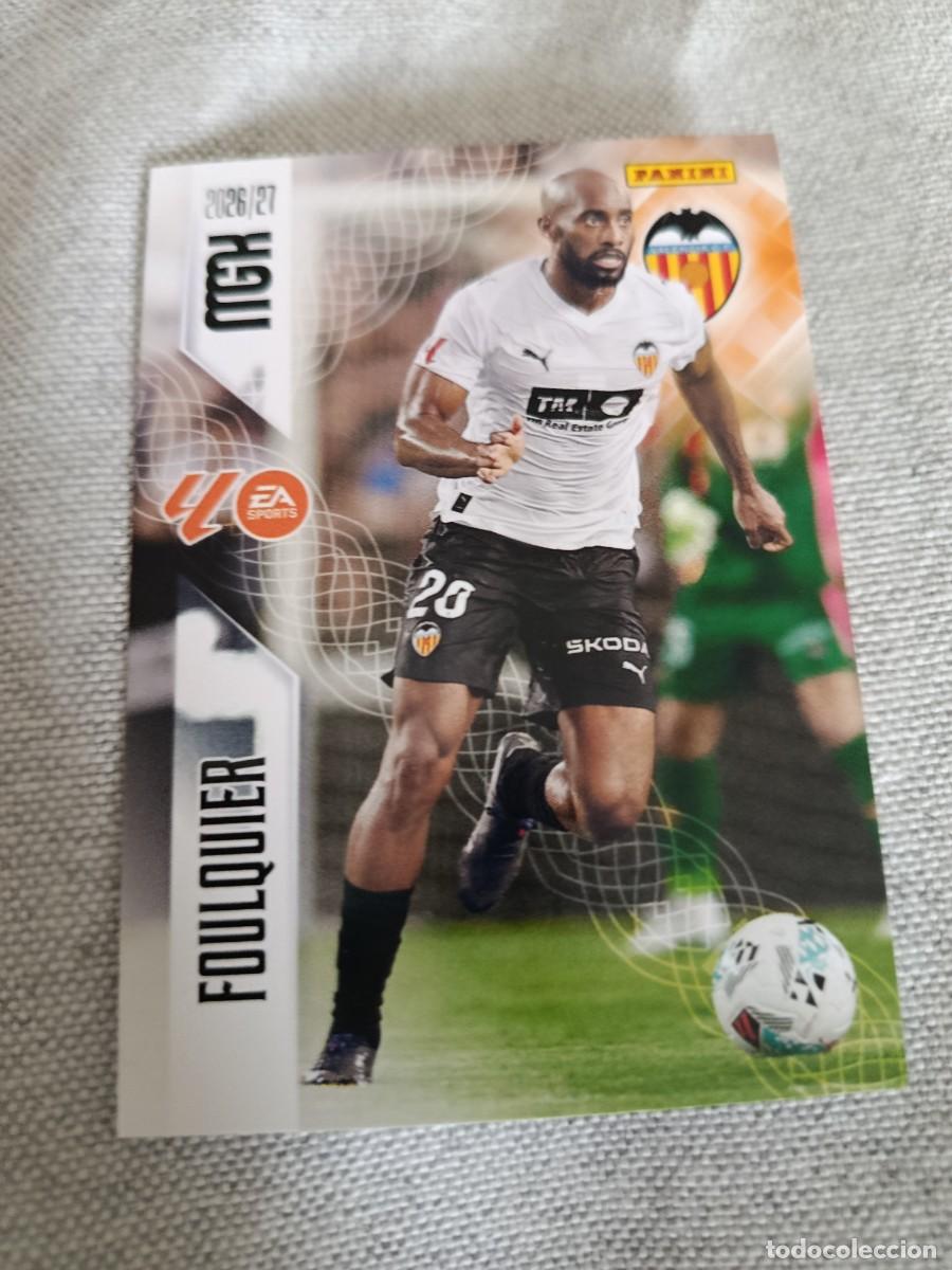 Cromos de f&uacute;tbol: Megacracks 26/27. 346- Foulquier. Valencia.