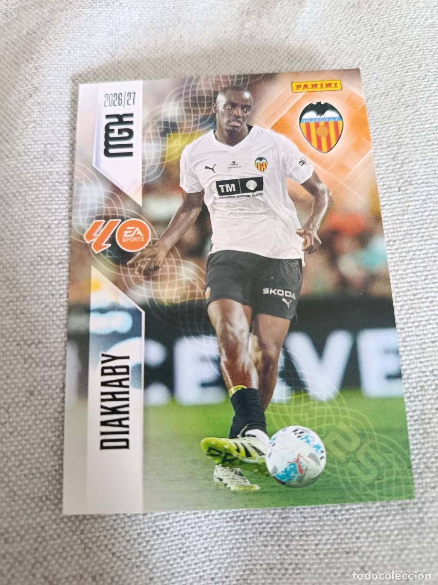 Cromos de f&uacute;tbol: Megacracks 26/27. 347- Diakhaby. Valencia.