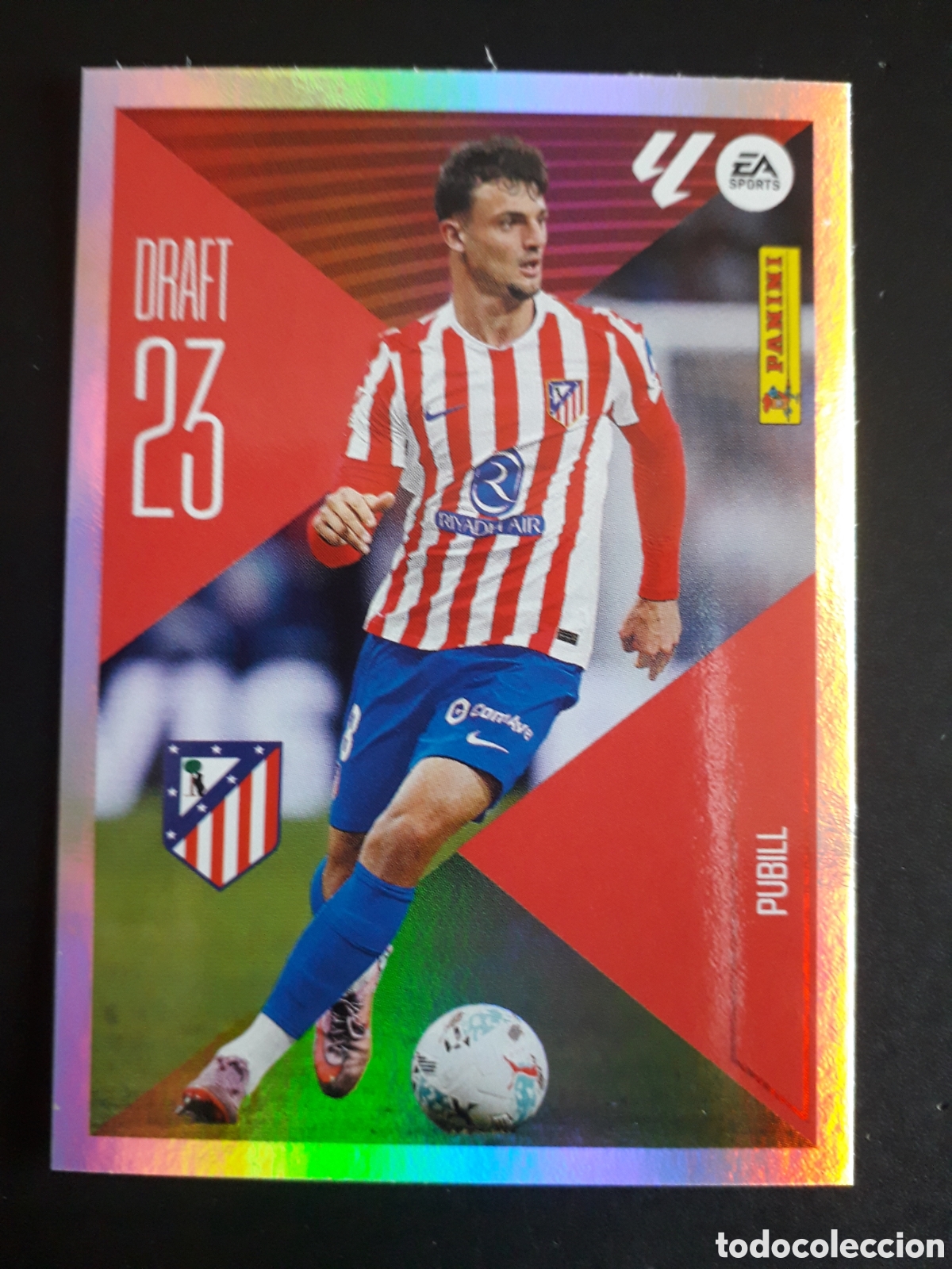 Cromos de f&uacute;tbol: PUBILL AT MADRID DRAFT 23 N&deg; 19 ED ESTE 2026 2027 26 27 SIN PEGAR PEDIDO M&Iacute;NIMO 3&euro;