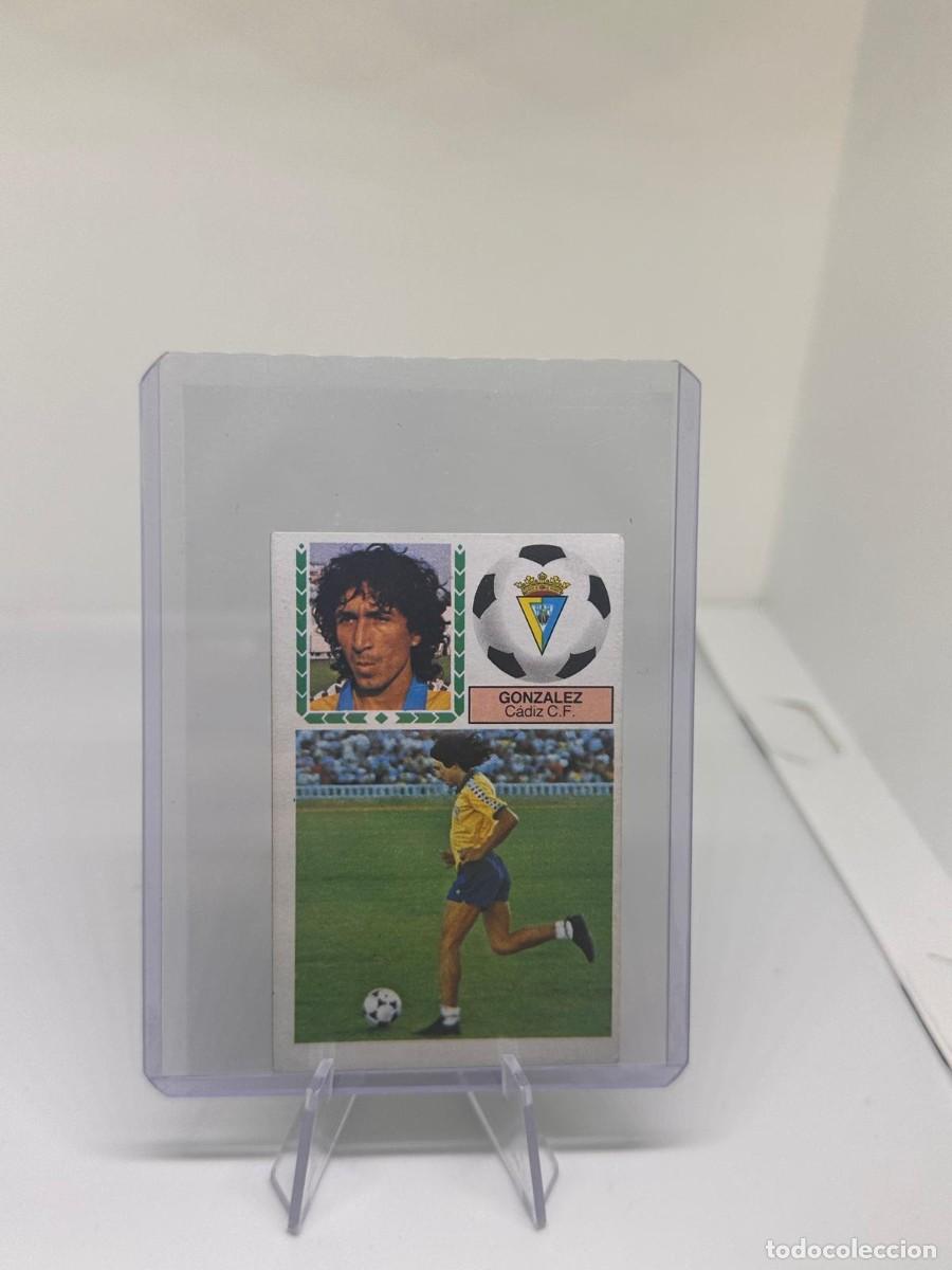 Cromos de f&uacute;tbol: Magico Gonzalez Cadiz Liga Este 83 84 1983 1984 Sin pegar