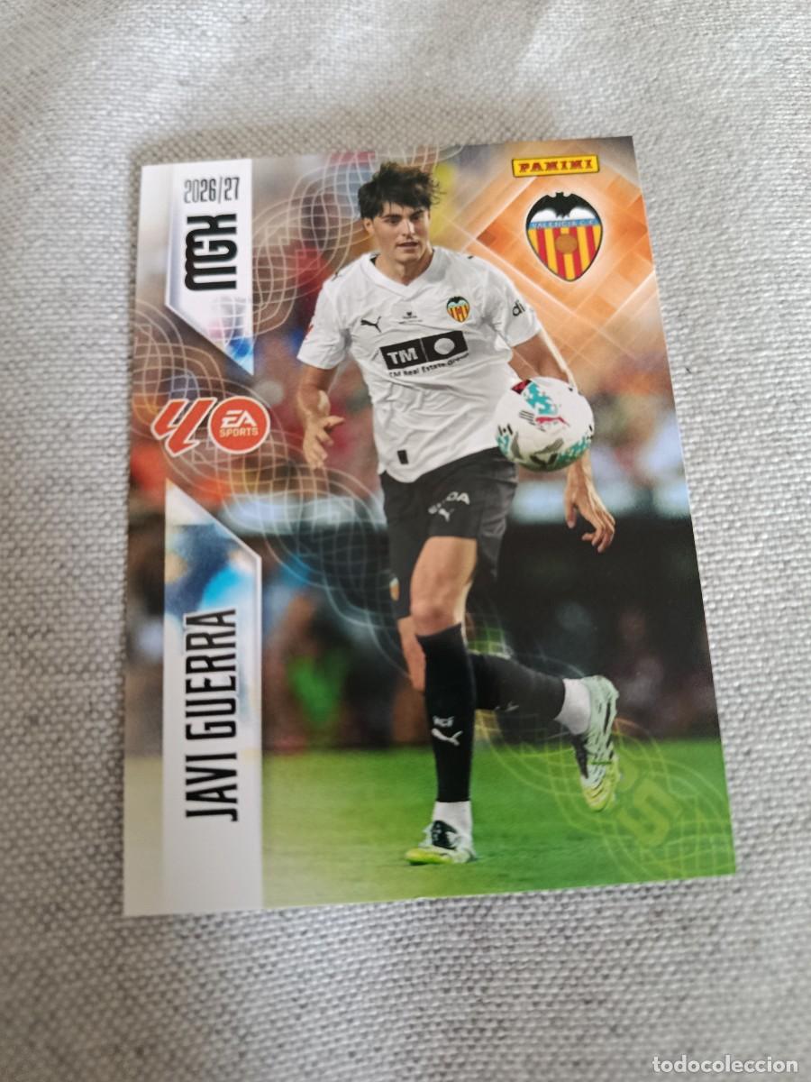 Cromos de f&uacute;tbol: Megacracks 26/27. 354- Javi Guerra. Valencia.