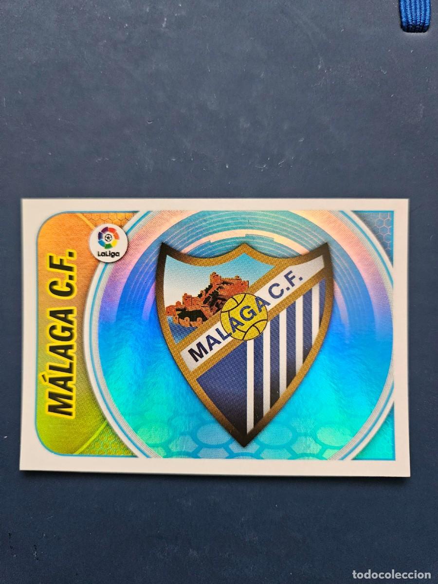 Cromos de f&uacute;tbol: N&ordm; 27 ESCUDO MALAGA LIGA ESTE 16 17 2016 2017 SIN PEGAR NUNCA PEGADO