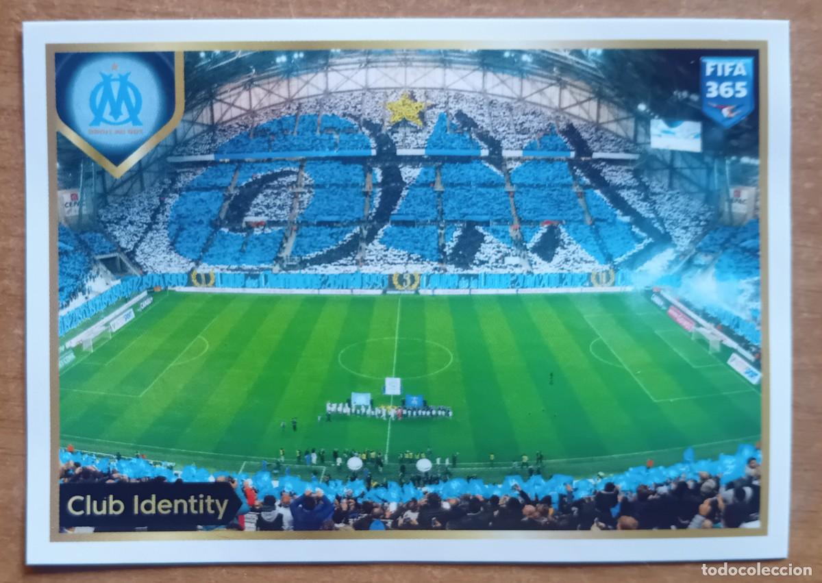 Cromos de f&uacute;tbol: Figurina Panini 2022-23 Cromo Fifa 365 2023 Club Identity OM V&eacute;lodrome n 196