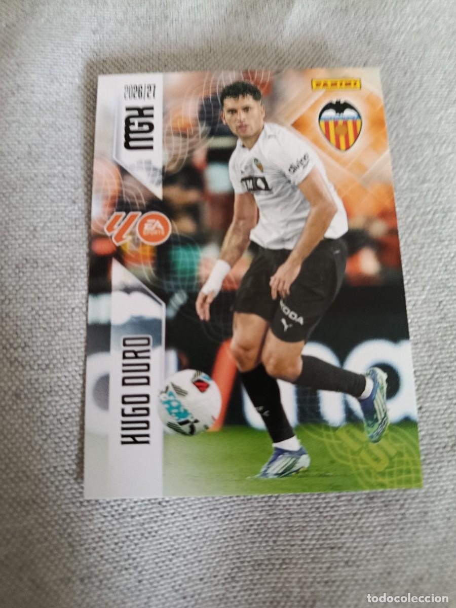 Cromos de f&uacute;tbol: Megacracks 26/27. 358- Hugo Duro. Valencia.