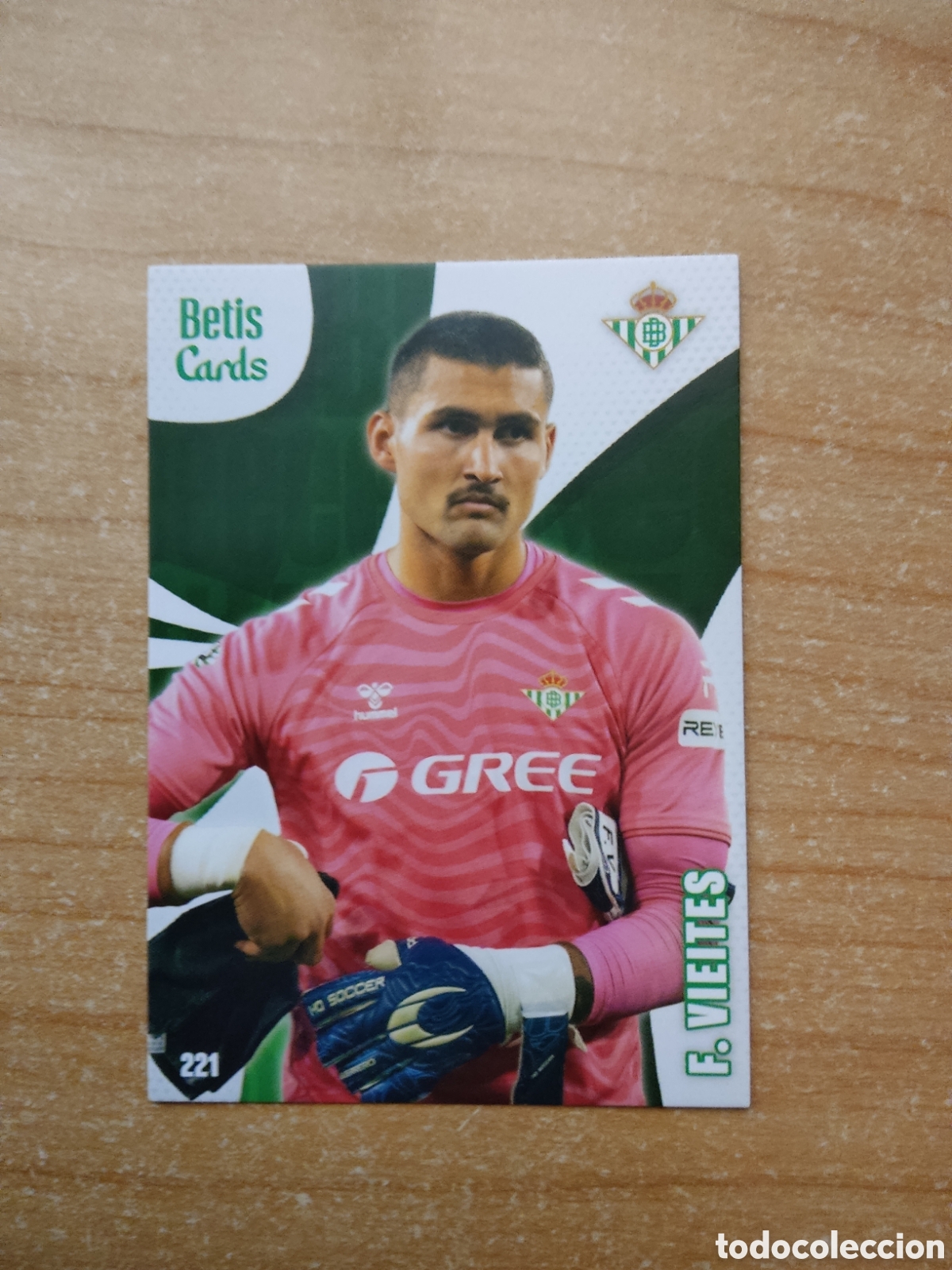 Cromos de f&uacute;tbol: 221 FRAN VIEITES REAL BETIS HOLY CARDS 2024 2025
