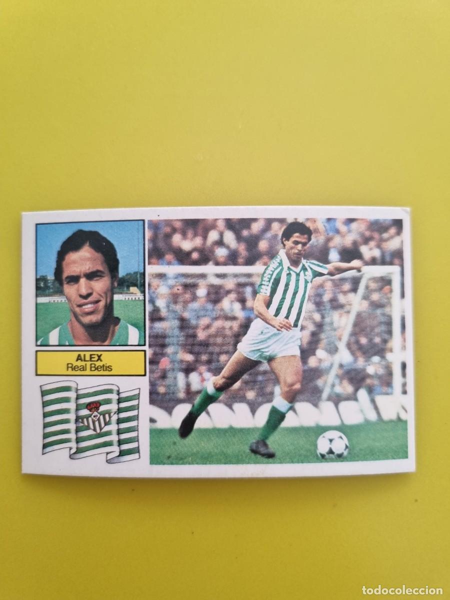 Cromos de f&uacute;tbol: CROMO FUTBOL LIGA ESTE ALEX REAL BETIS NUNCA PEGADO SIN PEGAR 82 83 1982 1983 AR826