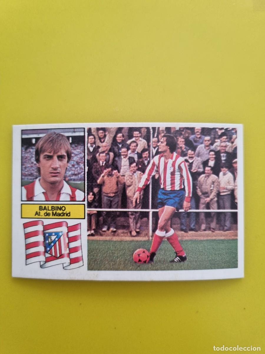 Cromos de f&uacute;tbol: CROMO FUTBOL LIGA ESTE BALBINO ATL. DE MADRID NUNCA PEGADO SIN PEGAR 82 83 1982 1983 AR826