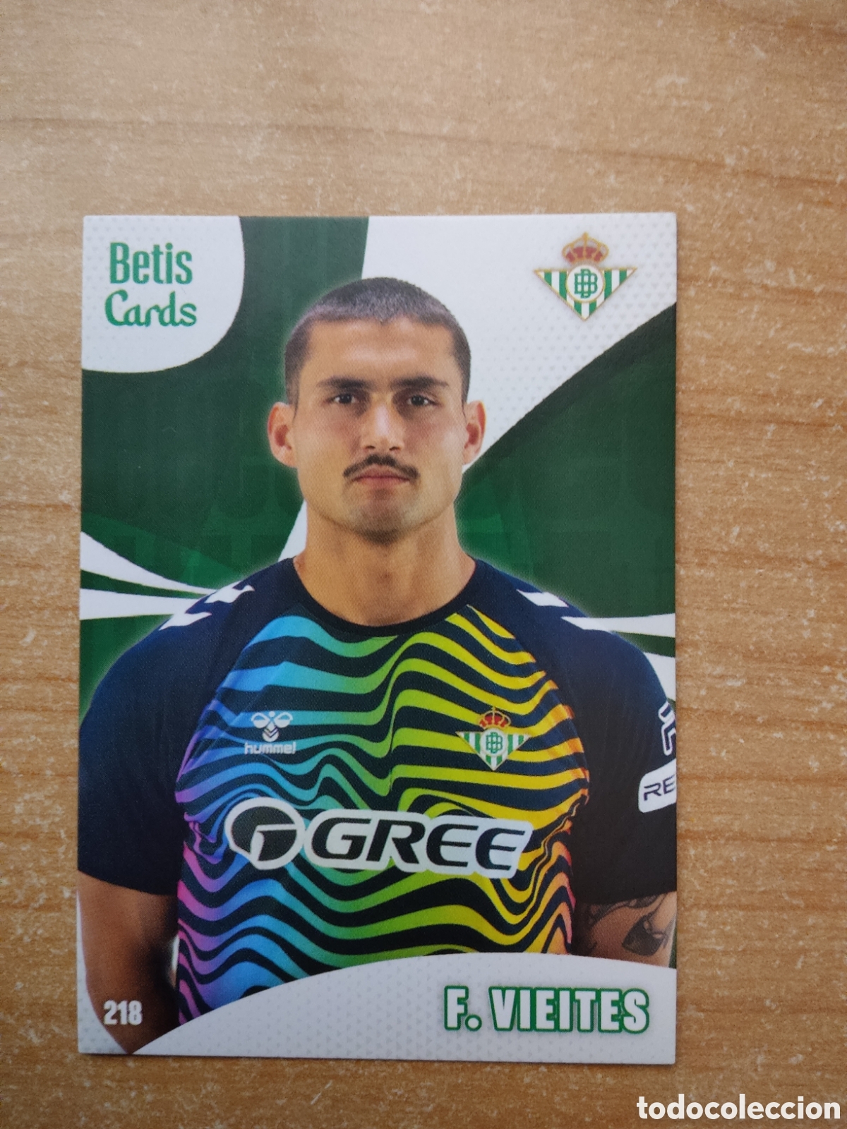 Cromos de f&uacute;tbol: 218 FRAN VIEITES REAL BETIS HOLY CARDS 2024 2025