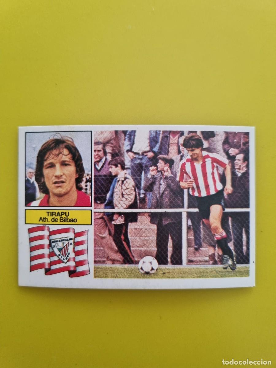 Cromos de f&uacute;tbol: CROMO FUTBOL LIGA ESTE TIRAPU ATH. DE BILBAO NUNCA PEGADO SIN PEGAR 82 83 1982 1983 AR826