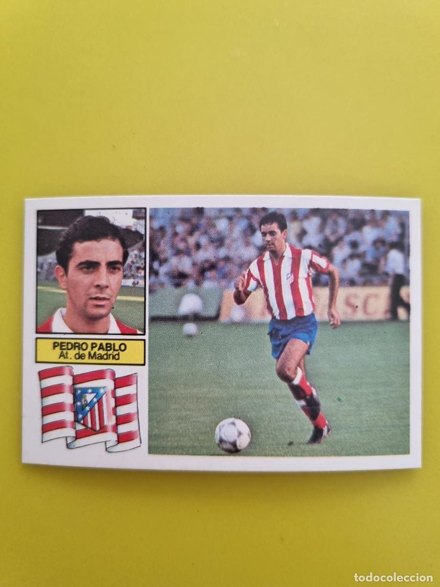 Cromos de f&uacute;tbol: CROMO FUTBOL LIGA ESTE PEDRO PABLO ATL. MADRID NUNCA PEGADO SIN PEGAR 82 83 1982 1983 AR826