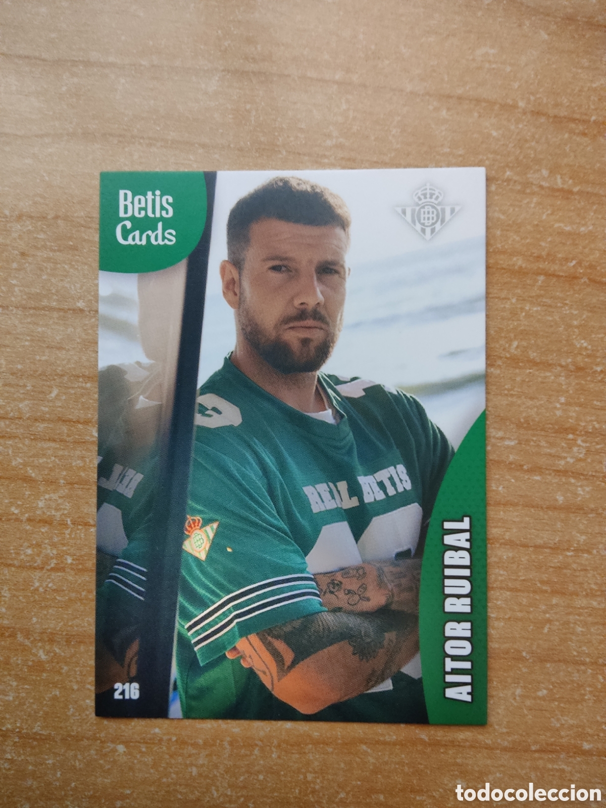 Cromos de f&uacute;tbol: 216 AITOR RUIBAL REAL BETIS HOLY CARDS 2024 2025
