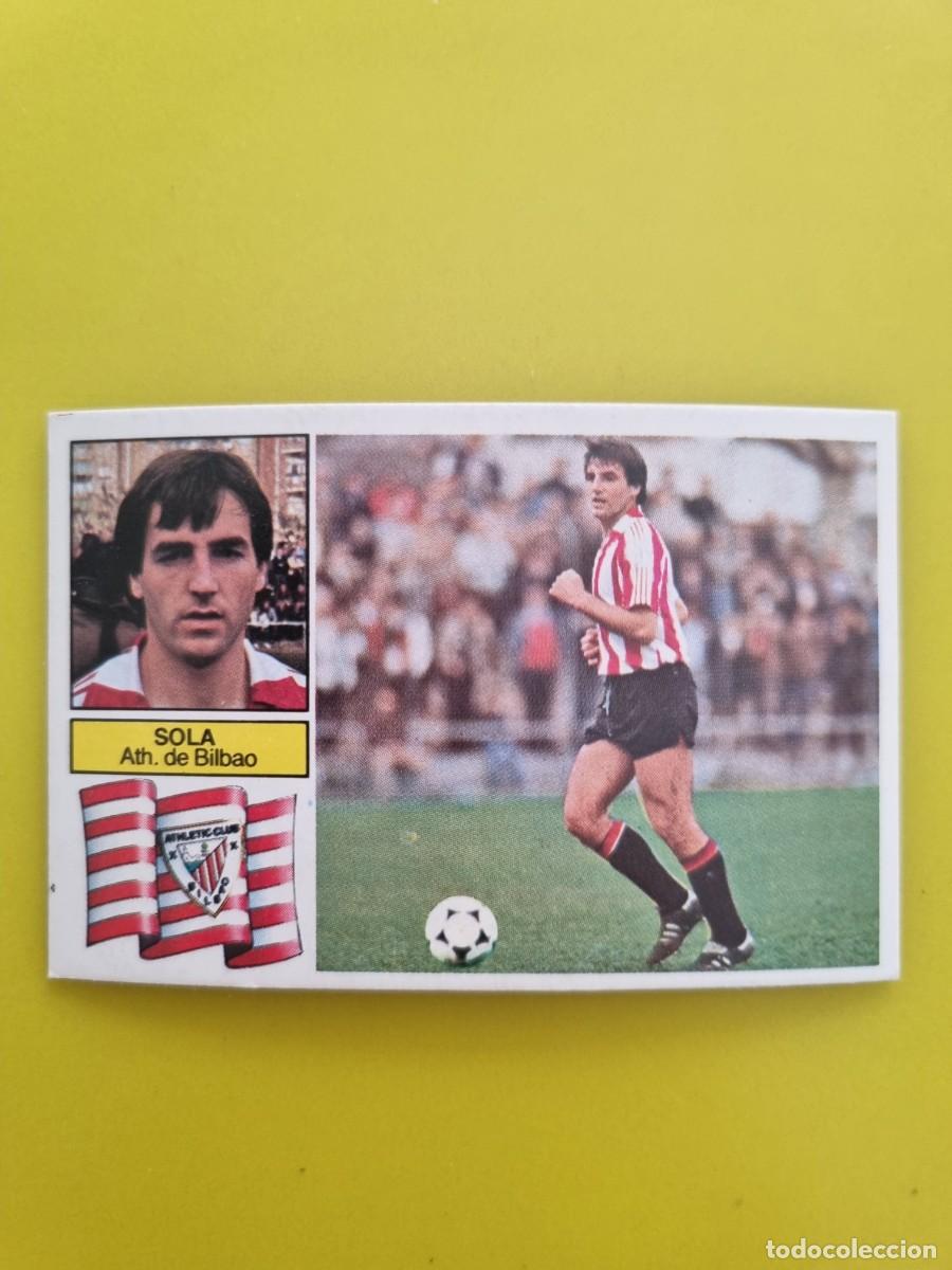 Cromos de f&uacute;tbol: CROMO FUTBOL LIGA ESTE DE SOLA ATH. DE BILBAO NUNCA PEGADO SIN PEGAR 82 83 1982 1983 AR826